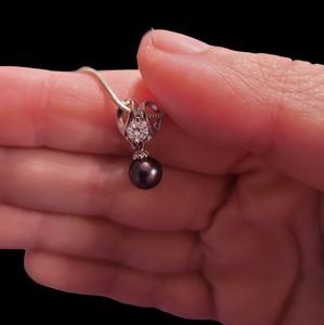 .925 Stering Akoya Pearl Pendant